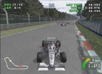 F1 Racing Championship - PS2 Screen