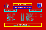 FA Cup Football - C64 Screen
