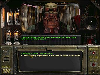 Fallout: A Postnuclear Adventure - Power Mac Screen