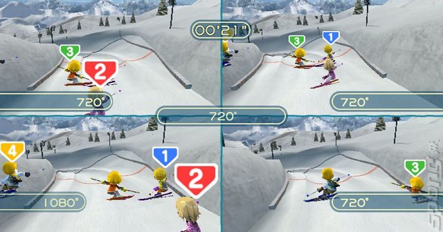 Family Ski - Wii Screen