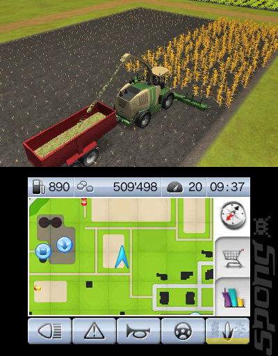 Farming Simulator 2012 3D - 3DS/2DS Screen