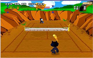 Felix the Cat Tennis - PlayStation Screen