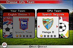 FIFA Football 2005 - GBA Screen