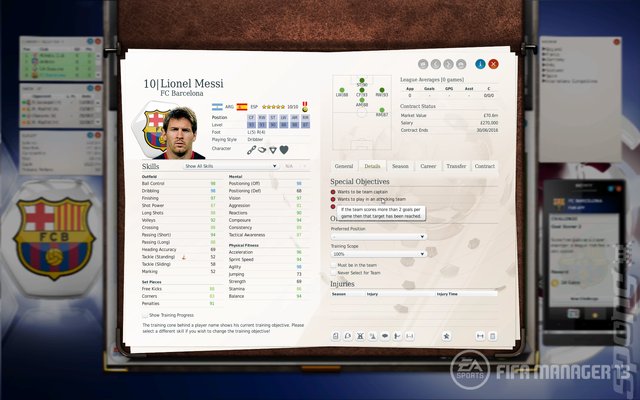 FIFA Manager 13 - PC Screen
