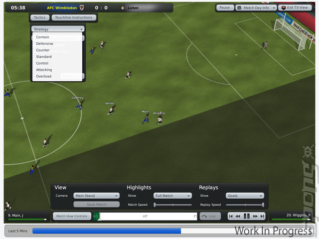 Football Manager 2010 - PC Screen