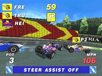 Formula One Arcade - PlayStation Screen