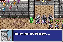 Frogger's Journey: The Forgotten Relic - GBA Screen