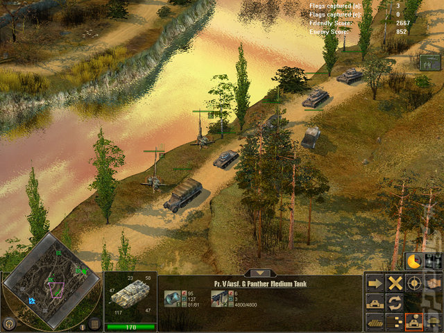 Frontline: Fields of Thunder - PC Screen