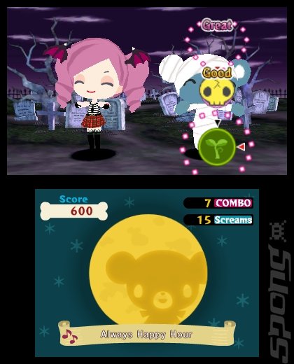 Gabrielle's Ghostly Groove 3D - 3DS/2DS Screen