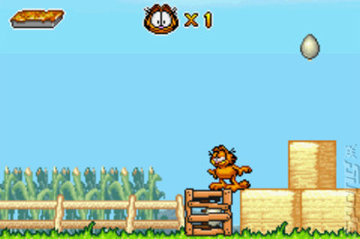 Garfield and His Nine Lives - GBA Screen