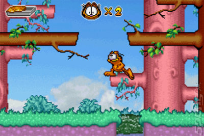 Garfield and His Nine Lives - GBA Screen