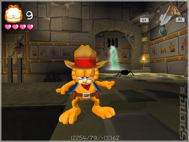 Garfield: Lasagna World Tour - PS2 Screen