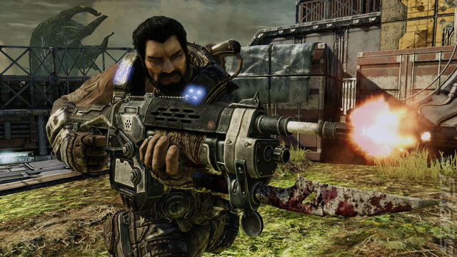 Gears of War 3: Actor Carlos Ferro Editorial image