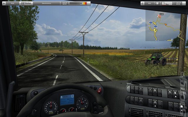 German Truck Simulator - PC Screen