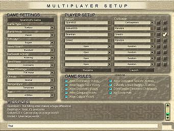 Gold Edition: Civilization III - PC Screen