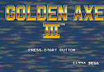 Golden Axe III - Sega Megadrive Screen