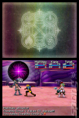 Golden Sun: Dark Dawn - DS/DSi Screen