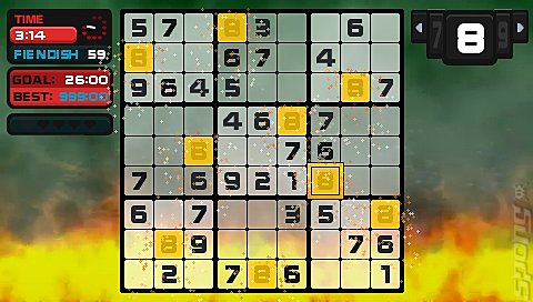 Go! Sudoku - PSP Screen