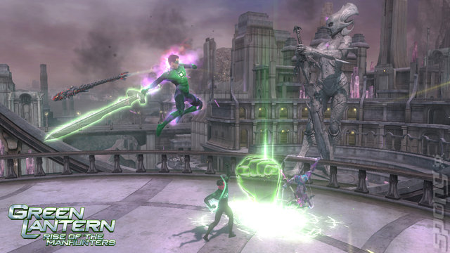 Green Lantern: Rise of the Manhunters - Xbox 360 Screen