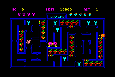 Guzzler - C64 Screen