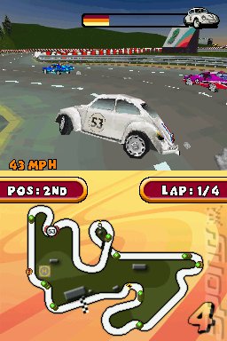 Herbie: Rescue Rally - DS/DSi Screen