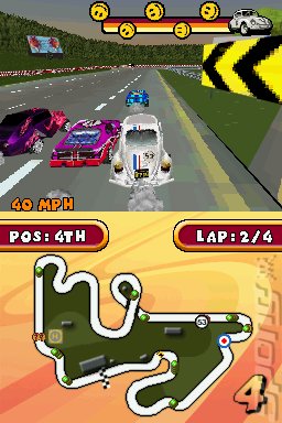 Herbie: Rescue Rally - DS/DSi Screen