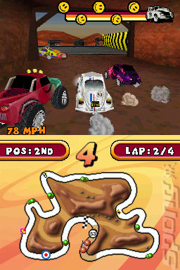 Herbie: Rescue Rally - DS/DSi Screen