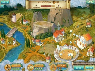 Heroes of Hellas 2: Olympia - DS/DSi Screen