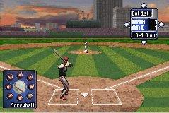 High Heat Major League Baseball 2002 - GBA Screen