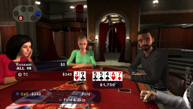 High Stakes on the Vegas Strip: Poker Edition - PS3 Screen