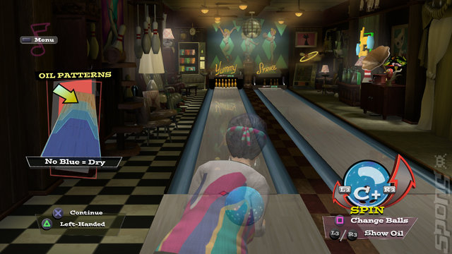 High Velocity Bowling - PS3 Screen