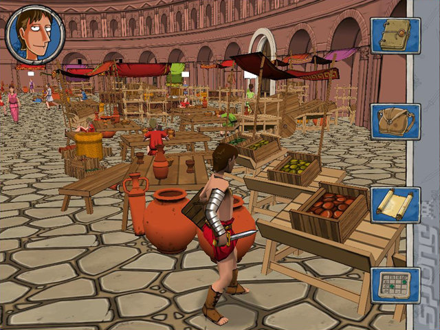 Horrible Histories: Ruthless Romans - PC Screen