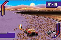 Hot Wheels World Race - GBA Screen