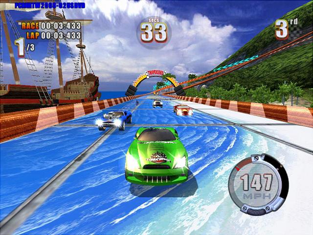 Hot Wheels: Stunt Track Challenge - PS2 Screen