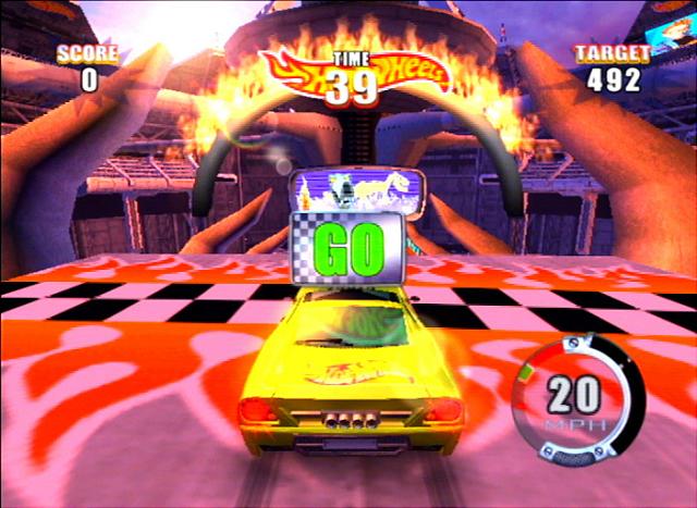 Hot Wheels: Stunt Track Challenge - PS2 Screen