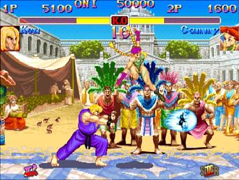 Hyper Street Fighter II: The Anniversary Edition - PS2 Screen