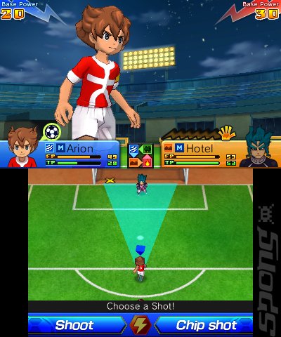 Inazuma Eleven GO Chrono Stones: Wildfire - 3DS/2DS Screen