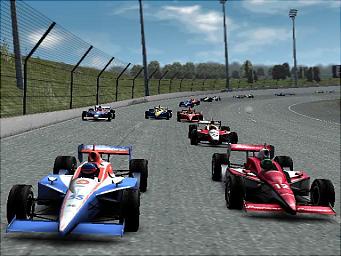 IndyCar Series 2005 - PS2 Screen