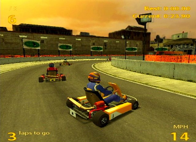 International Super Karts - PS2 Screen