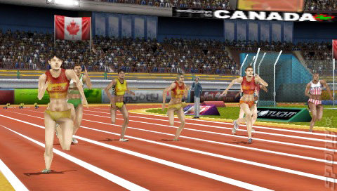 International Athletics - PSP Screen