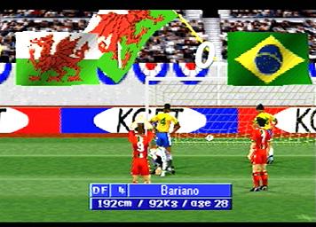 International Superstar Soccer Pro '98 - PlayStation Screen