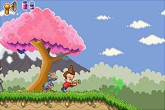 Jimmy Neutron Jet Fusion - GBA Screen