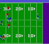 Joe Montana's NFL Football - Game Gear Screen