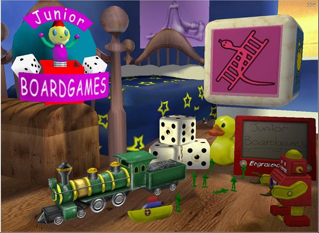 Junior Board Games - PS2 Screen