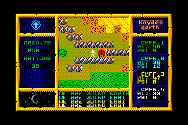 Kayden Garth - C64 Screen