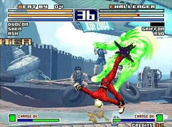 The King of Fighters 2002 & 2003 - PS2 Screen