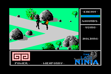 Last Ninja, The - C64 Screen