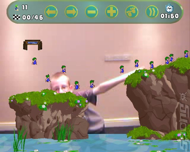 Lemmings - PS2 Screen