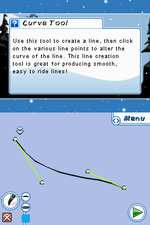 Line Rider: Freestyle - DS/DSi Screen