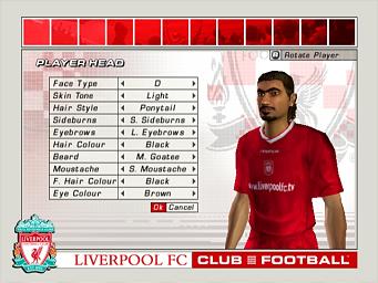 Liverpool Club Football - PS2 Screen